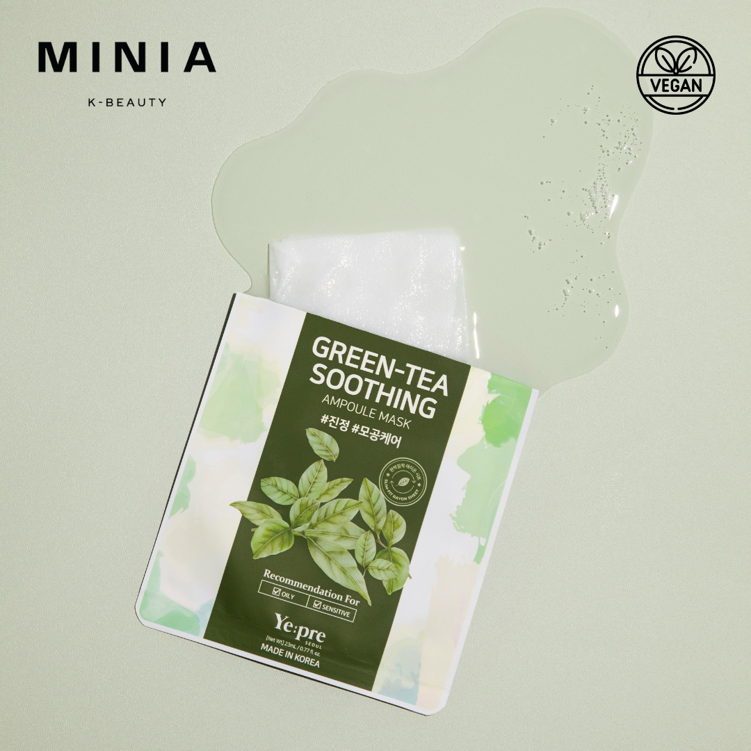Yepre Green-Tea Soothing Ampoule Mask Tea