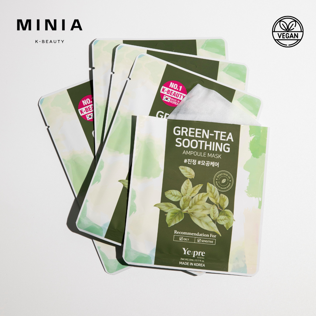 Yepre Green-Tea Soothing Ampoule Mask Tea