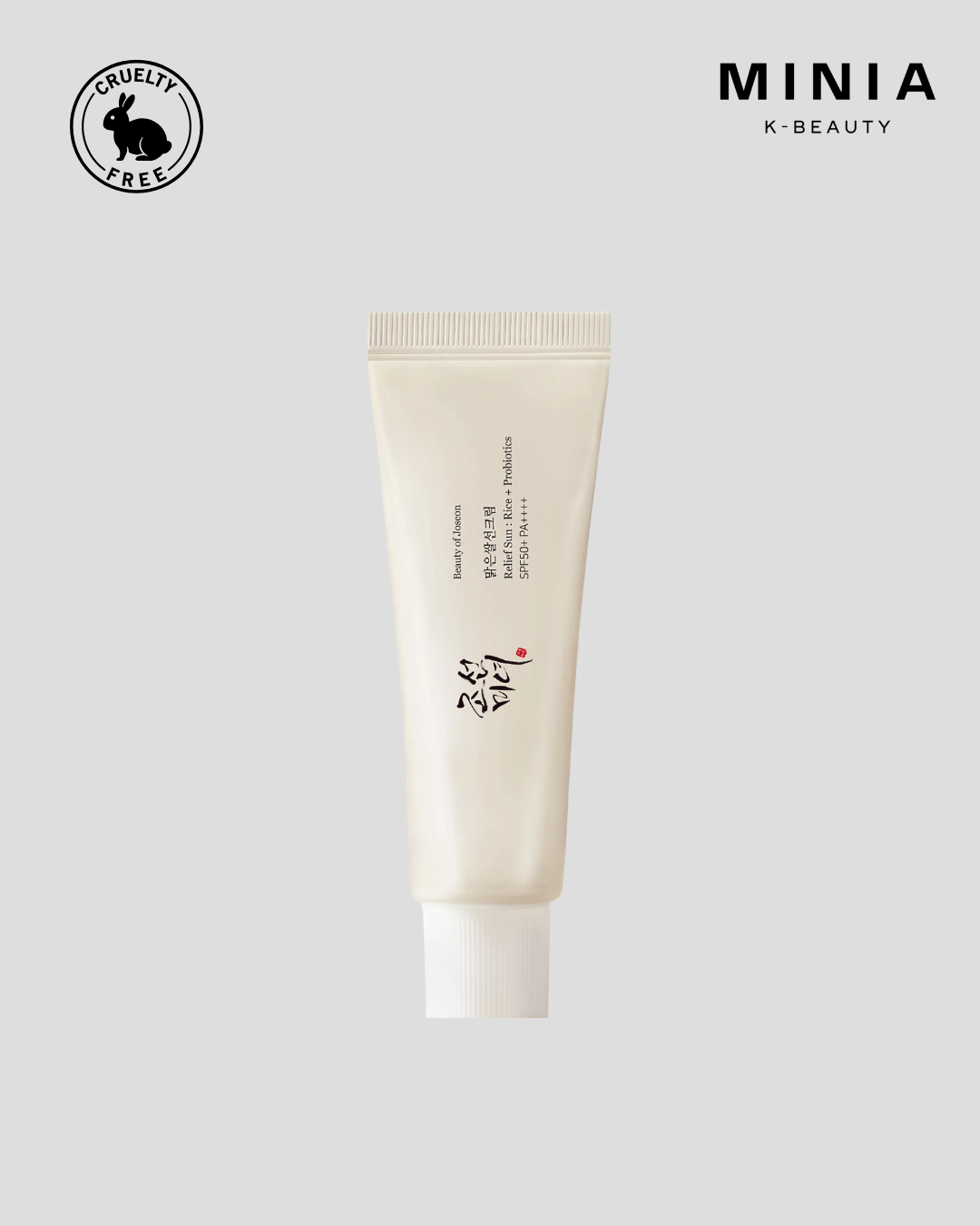 BEAUTY OF JOSEON RELIEF SUN: RICE + PROBIOTICS SPF50+PA++++